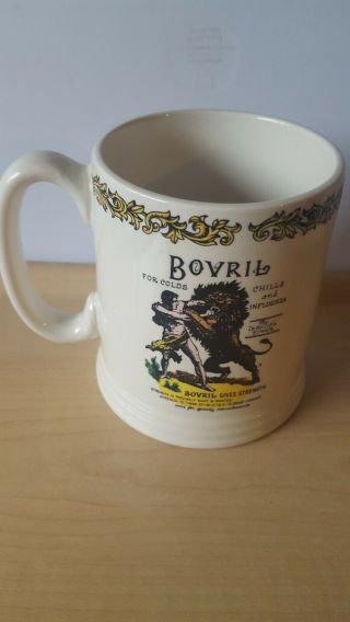 Vintage Lord Nelson Pottery Handcrafted Bovril Mug Tankard Made In England Vgc