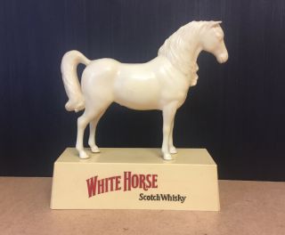 A Old Vintage White Horse Scotch Whisky Pub / Bar Advertising Figure