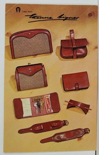 Etienne Aigner Advertising With Vintage Prices Picture Postcard Q16