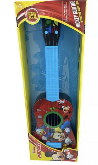 Disney Junior Mickey Mouse Acoustic Guitar 24  Music Guitar Play Instrument Toy