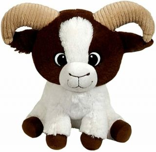 Giant Billy Goat Brown Plush 16 Inch.  Soft.