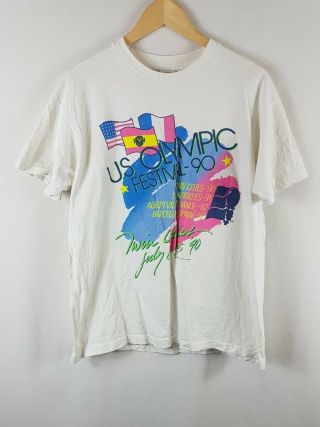 Us Olympic Festival 1990 T Shirt Extra Large Xl Vintage Single Stitch Vtg 90s