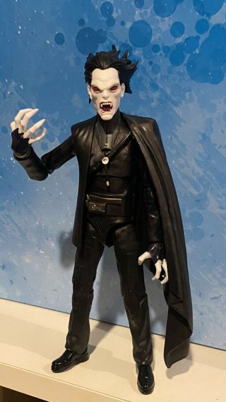 Eeg Custom Marvel Legends Scale 6” Morbius Living Vampire In Suit W Half Cape