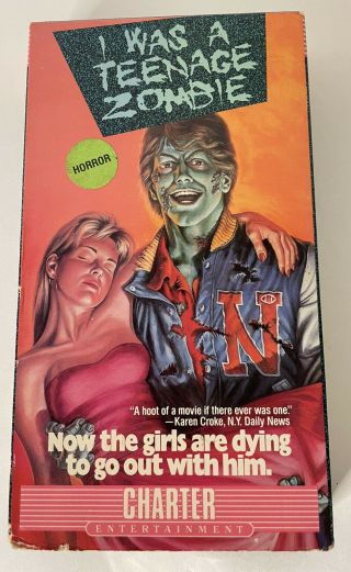 I Was A Teenage Zombie (rare Vhs 1987) Comedy/horror Cult Classic Vintage