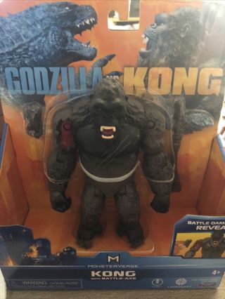 Godzilla Vs King Kong Playmates Walmart Exclusive King Kong 6 Inch
