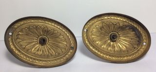 2 Vintage Brass Wall Sconce 3