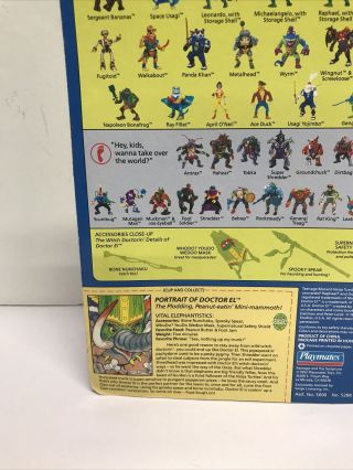 Teenage Mutant Ninja Turtles TMNT Ninja DR Doctor El 1992 Unpunched MOC 5
