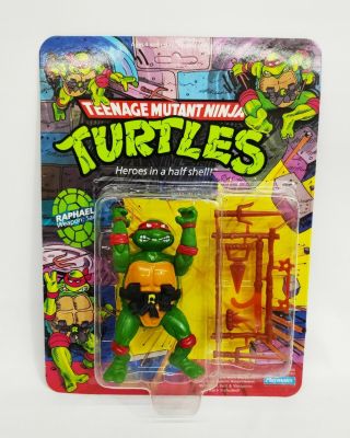 Vintage Tmnt 1988 Raphael 10 Back Unpunched Stored Away From Sunlight
