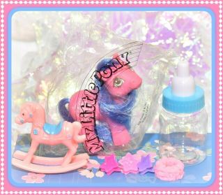 ❤️my Little Pony Mlp G1 Vtg 1984 Chuck E Cheese Exclusive Pink Promo Baby Nip❤️