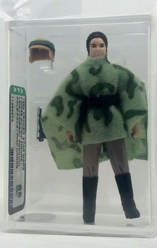 Kenner Star Wars Princess Leia Combat Poncho Pale Face/pink Hands Afa 85 Loose