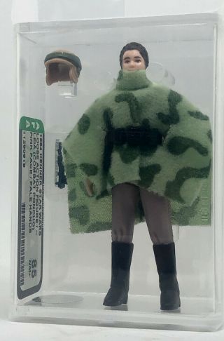 Kenner Star Wars Princess Leia Combat Poncho Pink Face/pale Hands Afa 85 Loose