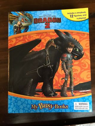 Dreamworks How To Train Your Dragon 2 My Busy Book 12 Figurines And Playmat