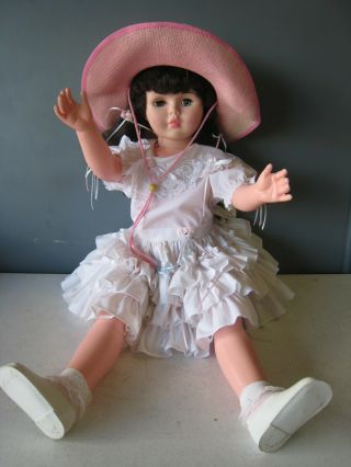 Vintage Ae Patti Playpal Cowgirl Companion Doll 36 " Tall Cute D106
