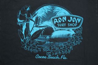 Vtg Single Stitch 90s Ron Jon Surf Shop Cocoa Beach Florida T Shirt Mens Xl