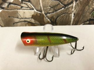 Vintage Heddon | Chugger Spook | Perch Scale | Fishing Lure