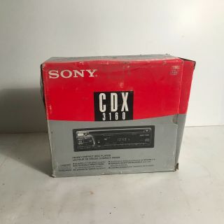 Vintage Old Stock Sony Cdx 3160 Car Cd Player