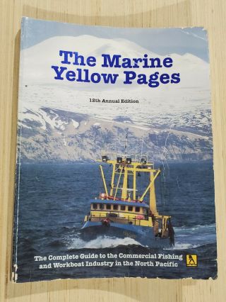 Vintage 1993 Seattle Marine Phone Book Directory Yellow Pages