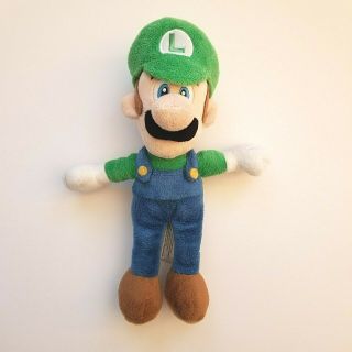 2010 Nintendo Mario Bros Wii Luigi 9 " Stuffed Plush Toy Doll