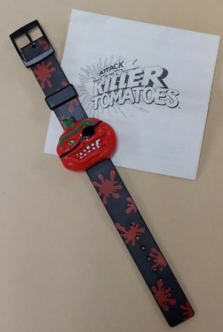 Rare 1991 Attack Of The Killer Tomatoes Watch By Fada Industries