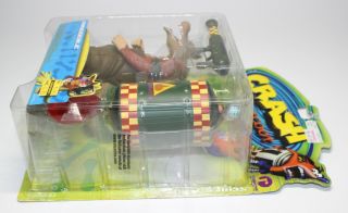 1999 CRASH BANDICOOT DINGODILE ACTION FIGURE IN PACKAGE 3