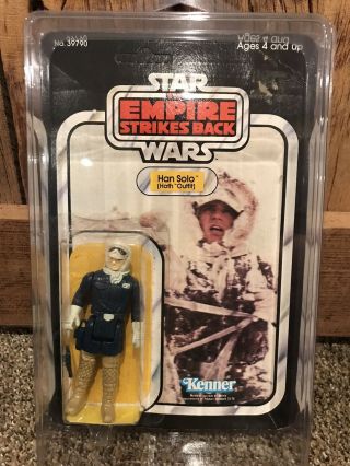 Star Wars Esb 31a Back Han Solo Hoth Outfit Figure Moc 1980 Unpunched