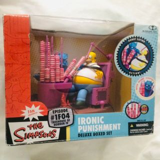 Mcfarlane Toys.  The Simpsons Ironic Punishment Deluxe Box Set 2006