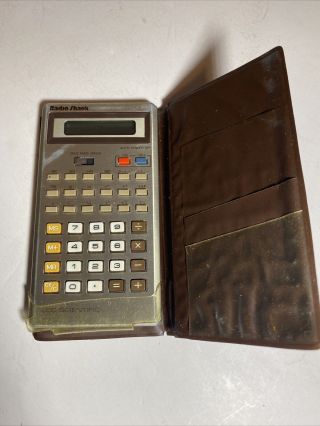 Vintage Radio Shack Lcd Scientific Calculator Ec - 476 65 - 656 Not