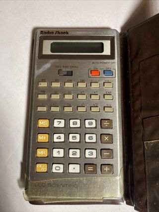 Vintage Radio Shack LCD Scientific Calculator EC - 476 65 - 656 NOT 2