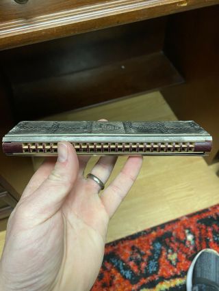 Vintage Beaver Brand German Made Harmonica Sounds Loud And Bright
