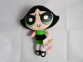 Small 1999 Toy Connection Cartoon Network Buttercup Powerpuff Girls Plush Nwt