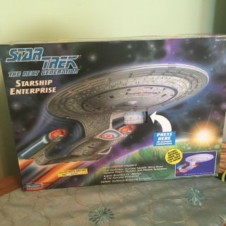 Vintage 1992 Star Trek Tng Starship Enterprise Playmates W/ Box