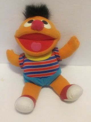 1996 Tyco Tickle Me Ernie Vintage Plush Sesame Street Missing Battery Backtested
