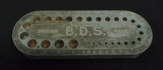 Vintage Drill Bit Stand By B.  D.  S.
