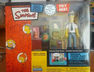 Simpsons Nuclear Power Plant Lunch Room With Frank Grimes Wos 2003 Playmates