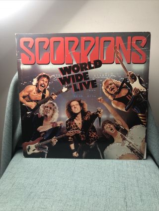 Scorpions World Wide Live 1985 Vintage Vinyl Lp