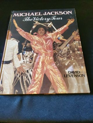 Micheal Jackson The Victory Tour By David Levenson Concert Book 1984 Vintage