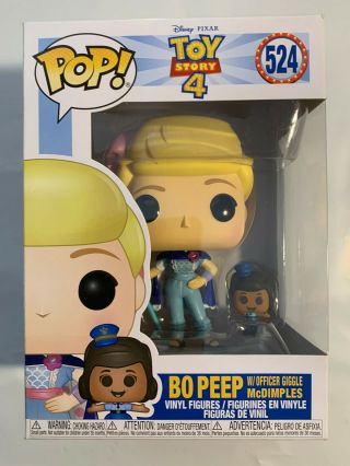 Funk Pop Toy Story 4 - Bo Peep With Officer Giggle Mcdimples 524