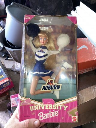 Doll,  Barbie Auburn And Alabama Cheerleader