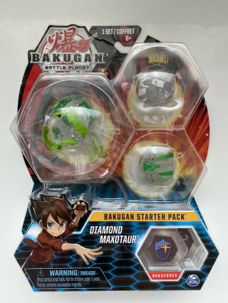 Bakugan Battle Planet Diamond Maxotaur Collectible Starter Pack -