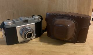 Vintage Camera Kodak Pony 135 35mm With Leather Case