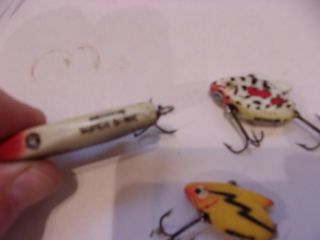 3 HEDDON LURES - - 2 sonic,  1 supersonic - 2