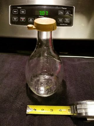 Vintage Macbick 1000ml Glass Bottle - 9 " - Corning Usa