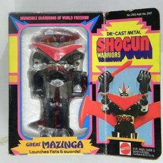 Vintage 1977 Mattel Shogun Warriors Great Mazinga 5” Die - Cast Metal Bandai Mib