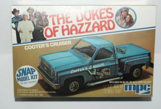 The Dukes Of Hazzard Vintage 1981 Mpc Model Cooter 