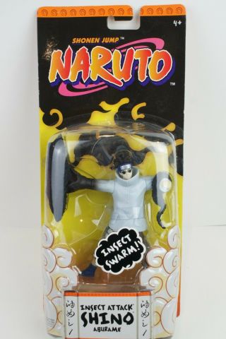 Mattel Naruto Series Insect Attack Shino Figure New/