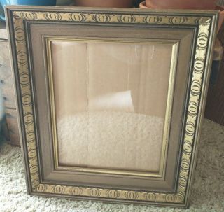 Vintage Antique Gold Wood 8x10 Picture Frame Art Gallery Wall Granny Chic 6 - 2