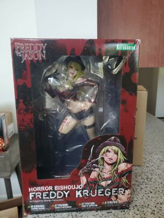 Horror Bishoujo Freddy Krueger Figure Kotobukiya Rare First Edition
