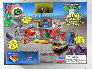 Playmates Tmnt Teenage Mutants Ninja Turtles Mini Mutants Party Wagon Playset