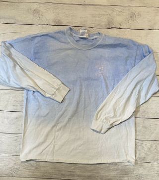 Vintage 90s Ron Jon Surf Shop T - Shirt Mens Xl Clearwater Beach Blue Ombré
