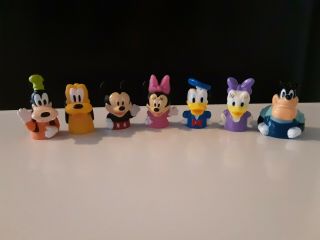 Disney Mickey Mouse 7 Pack Finger Puppet Party Pack Bath Pool